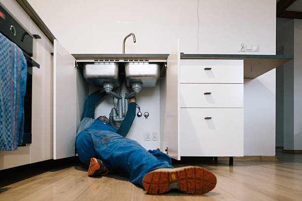 Professional Leak Detection technician working in Bellevue, OH